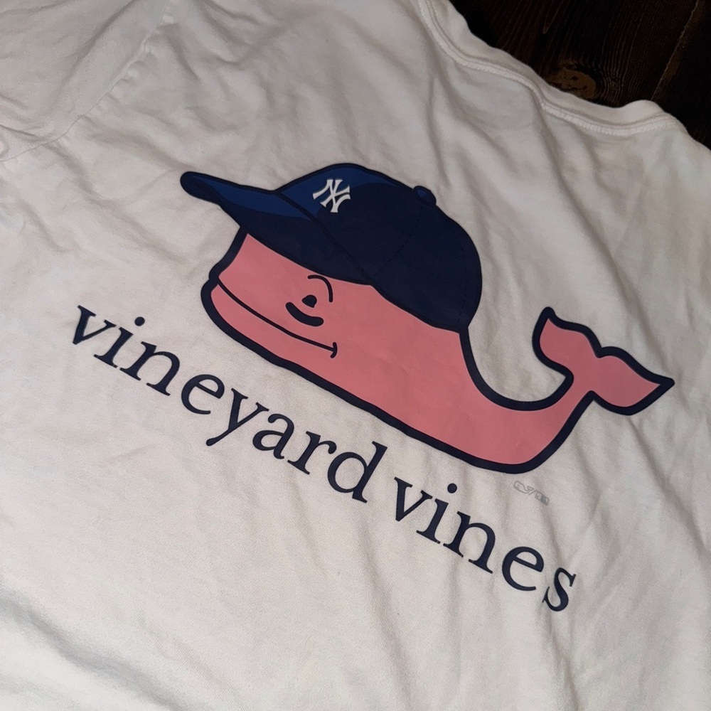 New York Yankees Vineyard Vines Baseball Cap T-Shirt S Small - Picture 4 of 5